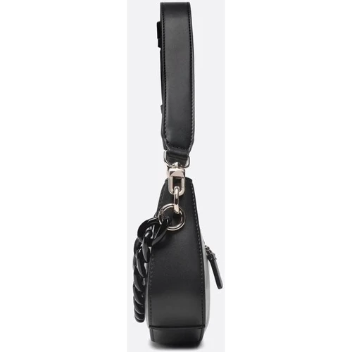 Женская сумка багет GUESS CORINA TOP ZIP SHOULDER BAG черная (HWVP8766180-BLA): Пол Женский