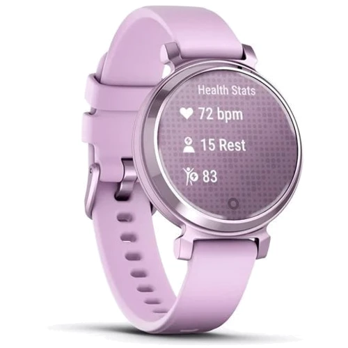 Смарт-часы Garmin Lily 2 Metallic Lilac with Lilac Silicone Band (010-02839-00): Дисплей 1"x0.84" (25.4x21.3 мм) TFT (240x201 pixels)