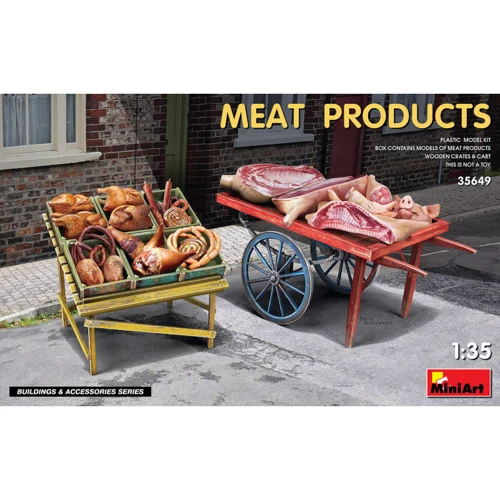 Набір фігурок Miniart Віз з м'ясними продуктами (MA35649)