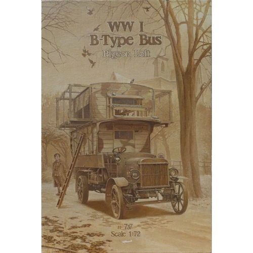 Модель Roden Автобус B-Type Pigeon Loft Первая мировая война (RN737)