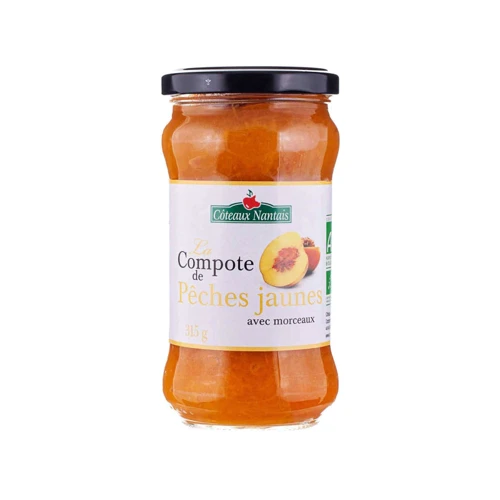 Компоте Coteaux Nantais Желтый Персик органический 315 г (3301594000832)