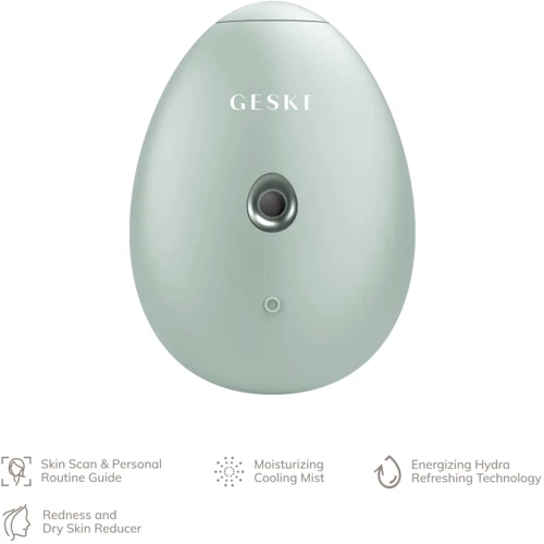 Електронний освіжувач для зволоження обличчя GESKE Facial Hydration Refresher 4в1 green фото 3