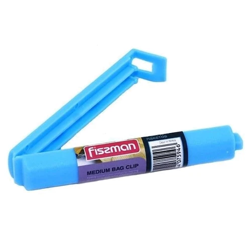 Затиск для пакетів Fissman 9 см (PR-7594.BC): Матеріал пластик