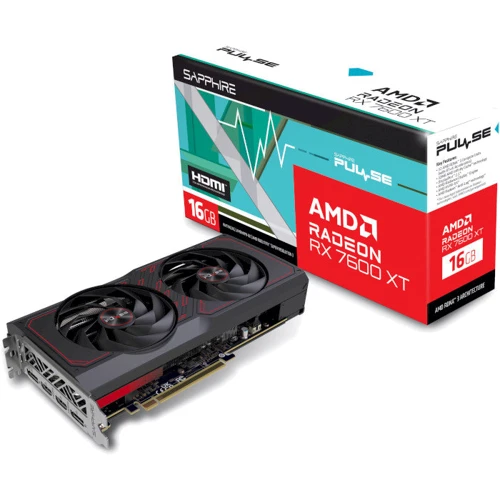 Видеокарта SAPPHIRE PULSE AMD Radeon RX 7600 XT 16GB (11339-04-20G)