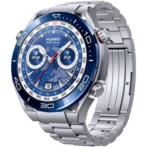 Смарт-годинник Huawei Watch Ultimate Titanium Strap Voyage Blue: Дисплей 1.5" LTPO AMOLED (466x466) / 311 ppi