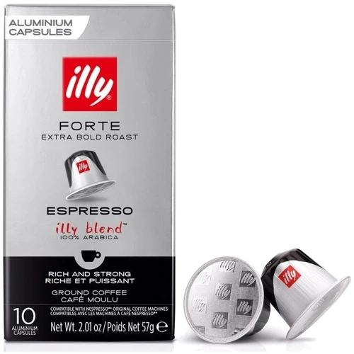 Кофе в капсулах ILLY Espresso Forte 100% Арабика 10x5.7 г (8003753158587) фото 4