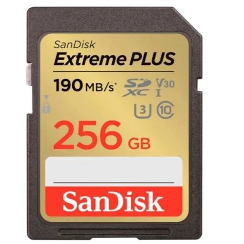 Карта пам'яті SanDisk 256GB SDXC Class 10 UHS-I U3 V30 Extreme Plus (SDSDXWV-256G-GNCIN)