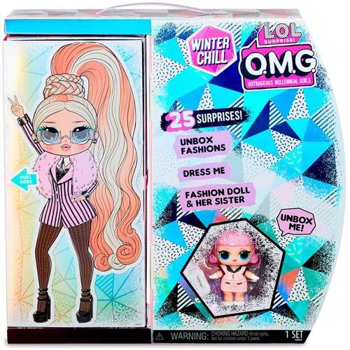 Игровой набор с куклой L.O.L. SURPRISE! серии "O.M.G Winter Chill" - ЛЕДІ-СТАЙЛ (570264) фото 4