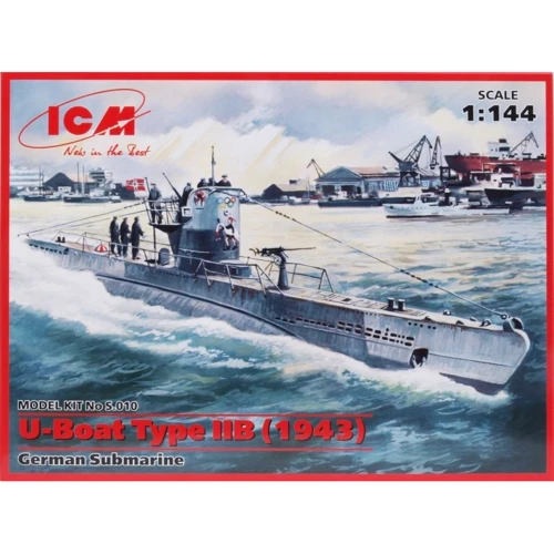 Німецький підводний човен U-Boat Type IIB (1943) German submarine (ICMS010)