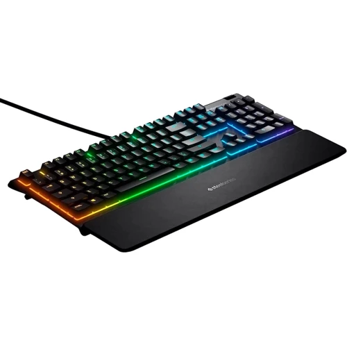 Клавіатура SteelSeries Apex 3 Whisper Quiet Switches (64813): Тип клавіатури стандартная