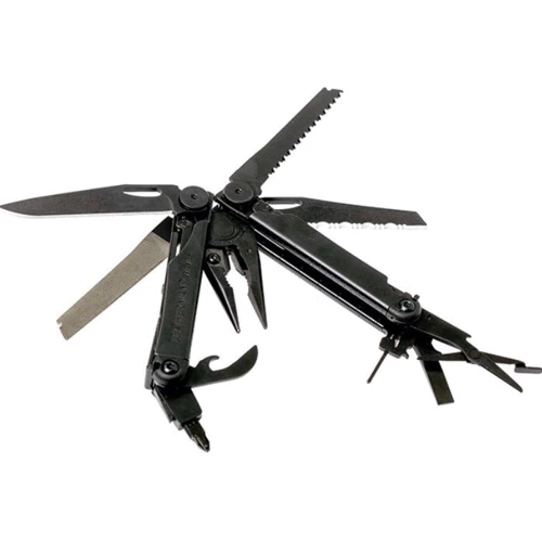 Мультитул Leatherman WAVE PLUS BLACK 832526: Количество инструментов 17