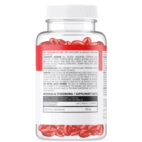 OstroVit Ubichinon Q10 100 mg / 30 caps: Форма выпуска Капсулы