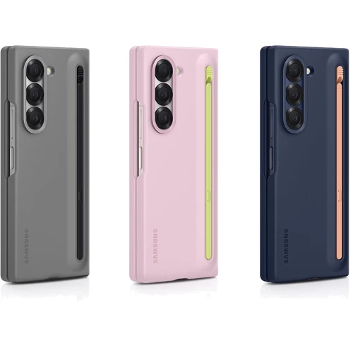 Чохол для телефона Samsung Protective Cover S Pen Gray (EF-OF95PCJEGUA) для Samsung F956 Galaxy Fold 6: Тип накладка на заднюю часть