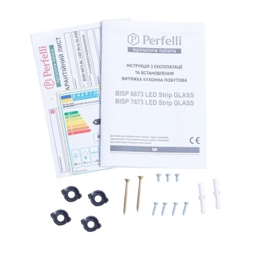 Витяжка Perfelli BISP 6873 BL LED Strip GLASS фото 13