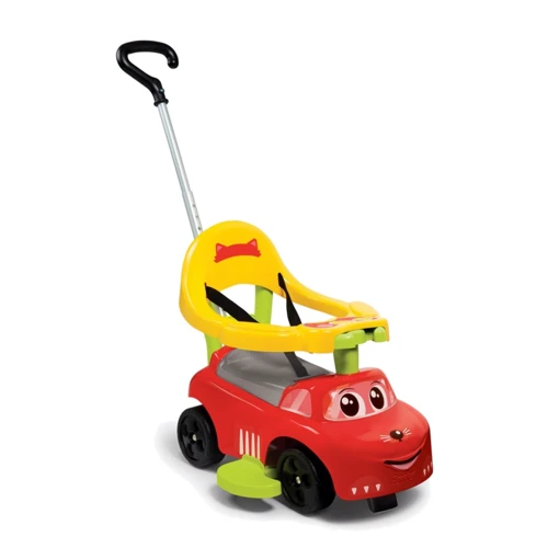 Машинка-каталка Smoby Рыжий котик 3 в 1 с бампером ручкой подножкой звуковые эффекты 6мес (720618)