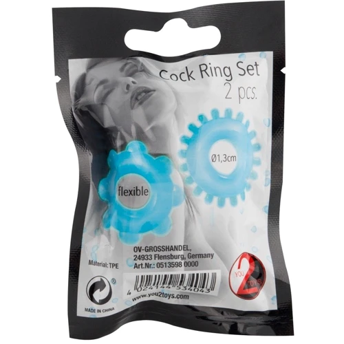 Набор из 2 эрекционных колец Orion Cock Ring Set