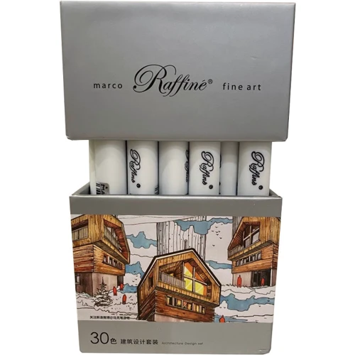 Скетч Маркер двосторонній Raffine 7801-30CB-JZ Architecture 30шт набір: Тип Cтандарт