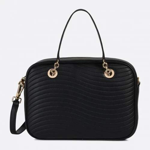Женская сумка тоут Furla Swing S Satchel черная (1043365)