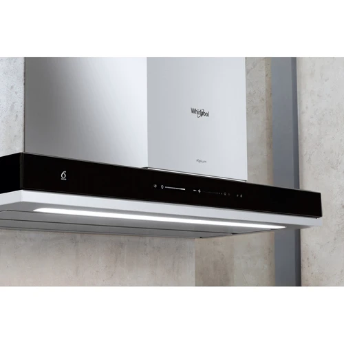 Вытяжка Whirlpool WHSS 90F TS K: Тип монтажа Настенный