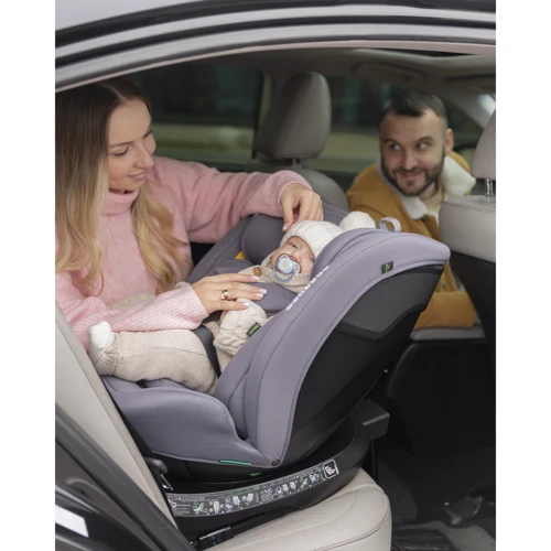 Автокресло Carrello Octopus CRL-16002 Seashell Grey i-Size 40-150 см ISOFIX с поворотом фото 14