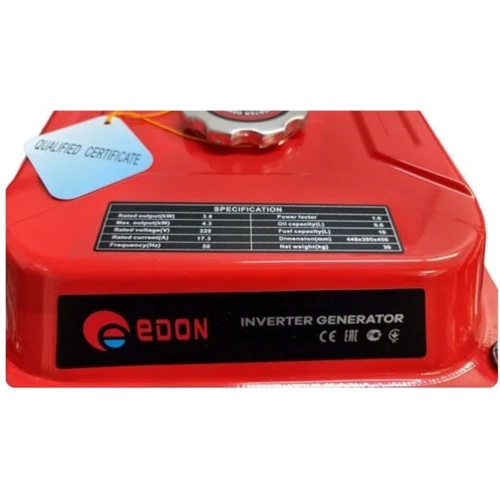 Бензиновый генератор EDON PT 5000С: Объем топливного бака 10 л