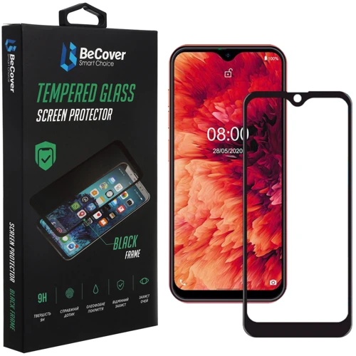 Аксессуар для смартфона BeCover Tempered Glass Black for Ulefone Note 8 / Note 8P (707317)