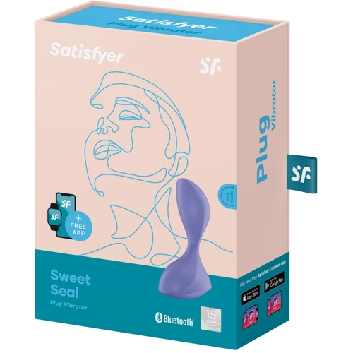 Анальная смарт-пробка с вибрацией Satisfyer Sweet Seal Lilac