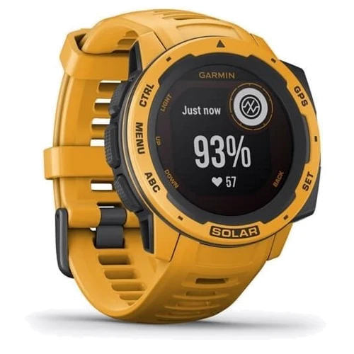 Смарт-часы Garmin Instinct Solar Sunburst (010-02293-09): Тип гаджета Взрослые смарт часы