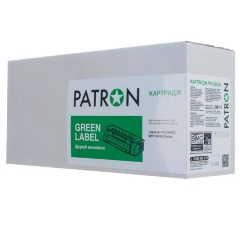 

Patron Hp Lj CF230A Green Label CT-HP-CF230A-PN-GL (PN-30AGL)
