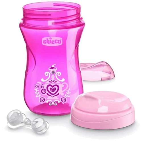 Поильник-непроливайка Chicco Easy Cup от 12 месяцев 266 мл Малиновый (06961.10.03): Производитель Chicco