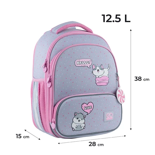 Рюкзак каркасный GoPack GO24-597M-1 Education 597M-1 Lovely Pets (GO24-597M-1): Возрастная группа от 6 до 10 лет