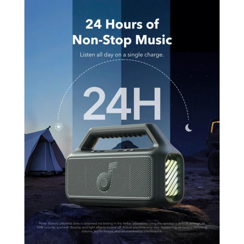 Акустика ANKER SoundCore Boom 2 Green (A3138061): Выходная мощность 80 вт