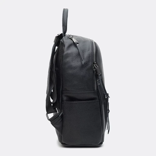 Жіночий рюкзак Ricco Grande чорний (K1868-black): Фактура Зернистая, Матовая