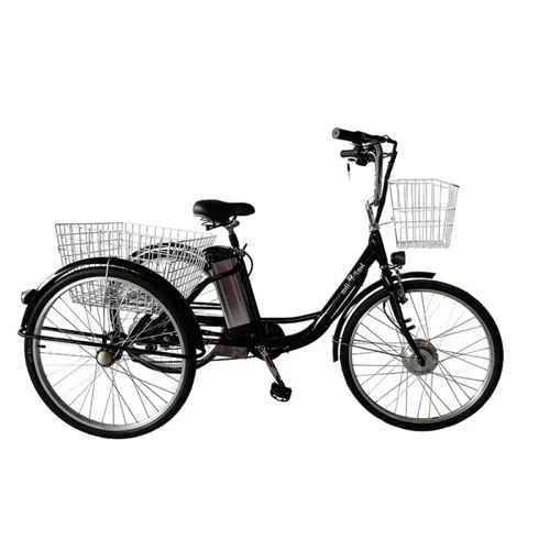 Электровелосипед дорожный трехколесный Kelb.Bike 350W+PAS 26" Черный