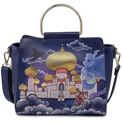 Сумка Loungefly Disney - Jasmine Castle Crossbody Bag фиолетовая (WDTB2269): Пол Девочка