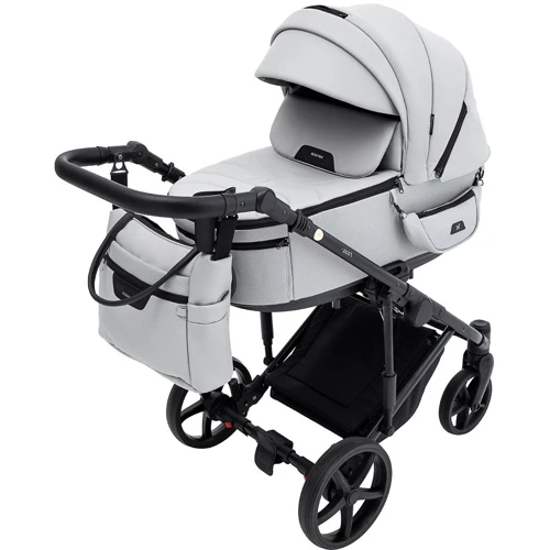 Коляска 2 в 1 Adamex Zico Eco Sa-3 светло-серый (680849): Тип коляски Универсальная коляска (2-в-1)