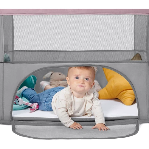 Кровать-манеж 2 в 1 Kinderkraft Movi Pink (KCMOVI00PNK0000) фото 10