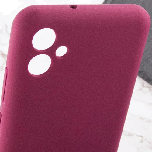 Чехол для телефонов Lakshmi Premium Case Silicone Cover Full Camera Plum for Samsung A055 Galaxy A05: Пленка в комплекте нет