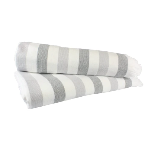 Полотенце HOBBY STRIPE Peshtemal серый 70х140 см (315761)
