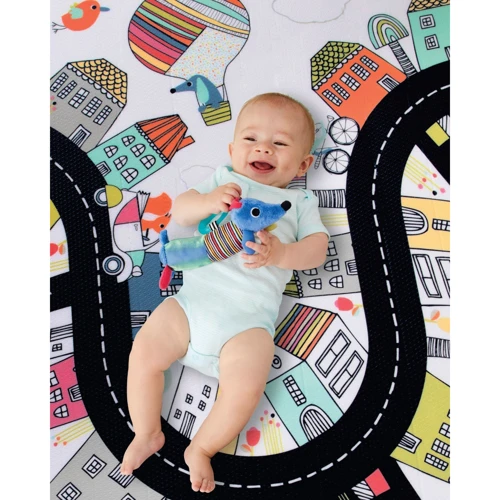 Ігровий килимок Skip Hop Vibrant Village двосторонній 217.2×131.6 см (243102): Особливості двусторонний коврик