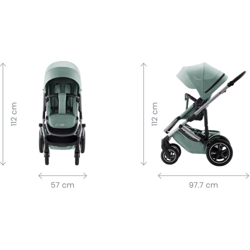 Прогулянковий візок Britax Römer SMILE 5Z Dusty Rose (2000039702) фото 7