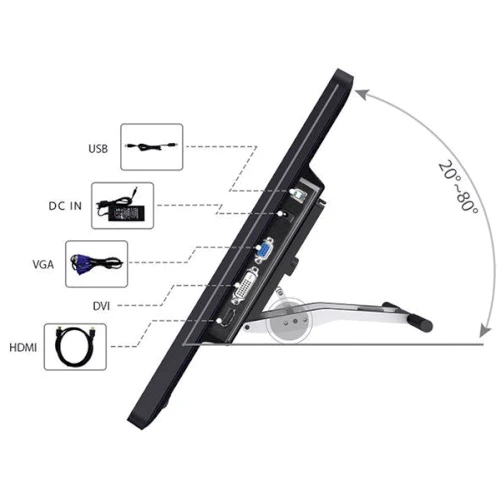 Графический планшет Huion Kamvas GT-221Pro V2 (Kamvas Pro 22) + перчатка: Рабочая поверхность 476.64 x 268.11 мм