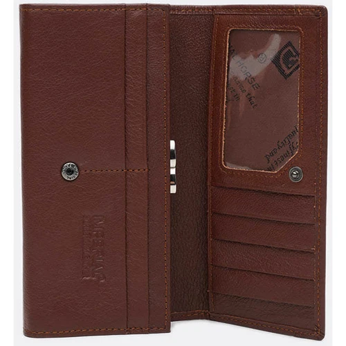 Женский кошелек Horse Imperial коричневый (K1a0001L.br-brown): Формат кошелька Горизонтальный