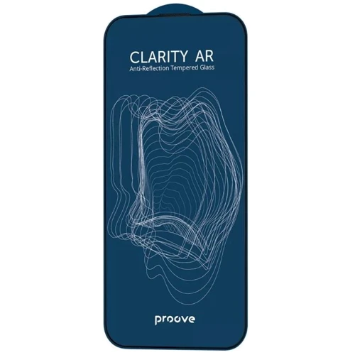 Захисне скло для iPhone Proove Tempered Glass Clarity AR Black для iPhone 16 Pro Max