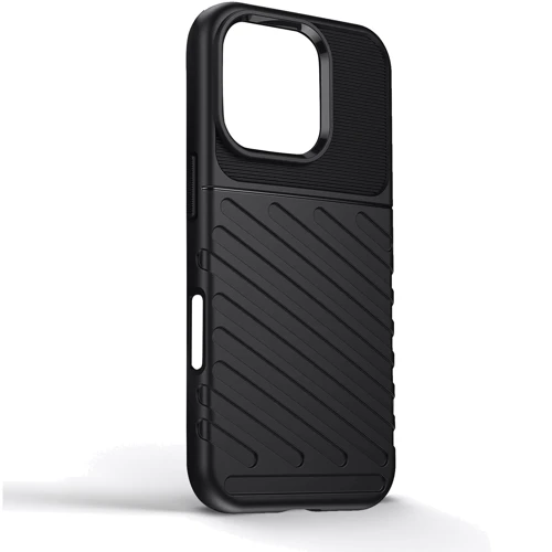Чехол для iPhone ArmorStandart TPU Rhino Black for iPhone 16 Pro Max (ARM82281): Цвет черный