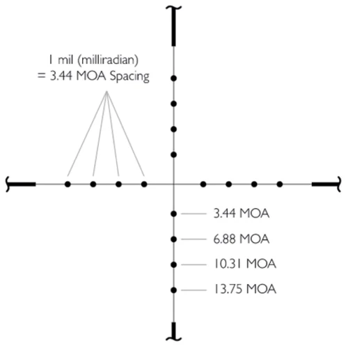 Приціл Hawke Vantage 3-9х40 1" Mil Dot підсвічування (14221)