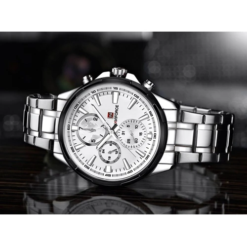 Наручные часы Naviforce 9089s Silver-White (NF9089SW): Механизм Кварцевый