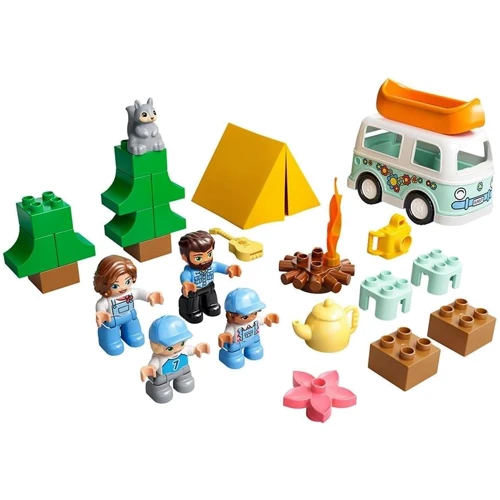 LEGO DUPLO Семейное приключение на микроавтобусе (10946): Количество деталей, шт. 30