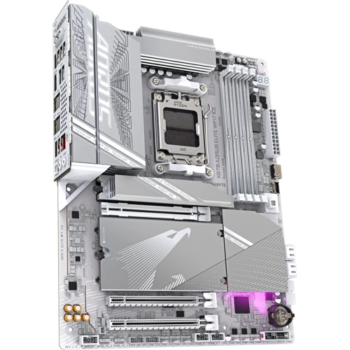 Gigabyte X870 AORUS ELITE WIFI7 ICE: Разъемы на задней панели Ethernet RJ-45, HDMI, Thunderbolt, USB 3.2 Gen 1, USB 3.2 Gen 2, USB 2.0