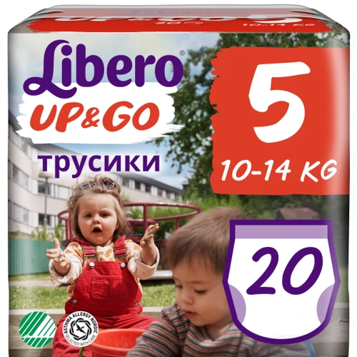Libero Up & Go 5 (10-14кг) (22) HERO